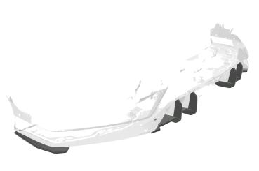 CSR Racing Diffusor | Heckansatz für Honda Civic FK8 Type R HA325-L Lackierung erforderlich (unlackiert roh)