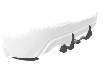 CSR Racing Diffusor | Heckansatz für Toyota GT86 HA326-L Lackierung erforderlich (unlackiert roh)