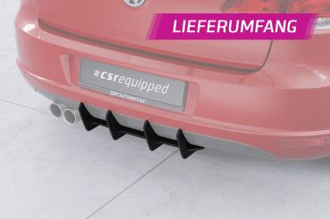 CSR Racing Diffusor | Heckansatz für VW Golf 6 (Typ 1K) HA334-L Lackierung erforderlich (unlackiert roh)