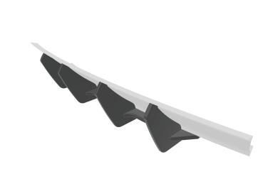 CSR Racing Diffusor | Heckansatz für VW Golf 6 (Typ 1K) HA334-L Lackierung erforderlich (unlackiert roh)