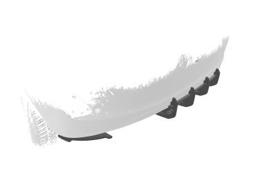 CSR Racing Diffusor | Heckansatz für Ford Fiesta MK8 HA336-B Lackierung erforderlich (unlackiert)