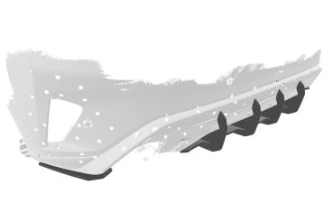 CSR Racing Diffusor | Heckansatz für Ford Focus MK4 ST HA337-L Lackierung erforderlich (unlackiert roh)