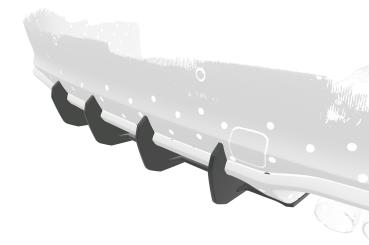 CSR Racing Diffusor | Heckansatz für Ford Focus MK4 Turnier ST-Line HA339-L Lackierung erforderlich (unlackiert roh)