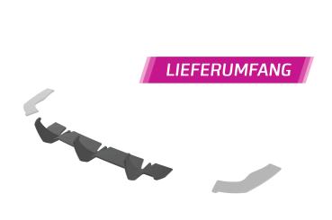 CSR Racing Diffusor | Heckansatz für Ford Focus MK2 ST HA340-L Lackierung erforderlich (unlackiert roh)