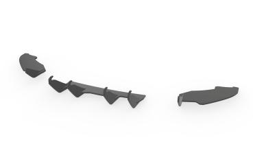 CSR Racing Diffusor | Heckansatz für VW Scirocco 3 HA349-L Lackierung erforderlich (unlackiert roh)