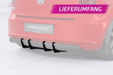 CSR Racing Diffusor | Heckansatz für VW Polo 5 (Typ 6R) R-Line HA350-L Lackierung erforderlich (unlackiert roh)