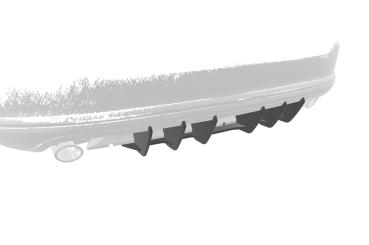 CSR Racing Diffusor | Heckansatz für VW Passat B7 (Typ 3C) Variant HA353-L Lackierung erforderlich (unlackiert roh)
