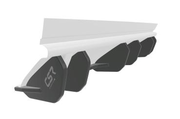 CSR Racing Diffusor | Heckansatz für VW Golf 7 (Typ AU) R HA355-B Lackierung erforderlich (unlackiert)