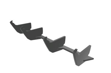 CSR Racing Diffusor | Heckansatz für VW Golf 7 (Typ AU) Variant R-Line HA356-L Lackierung erforderlich (unlackiert roh)