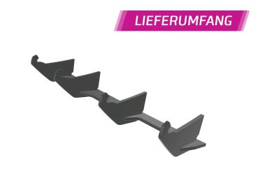 CSR Racing Diffusor | Heckansatz für VW Golf 7 (Typ AU) GTD Variant HA358-L Lackierung erforderlich (unlackiert roh)