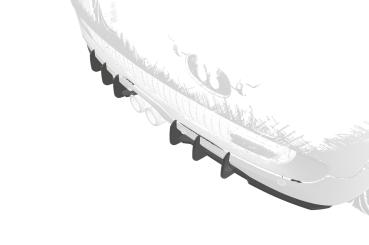 CSR Racing Diffusor | Heckansatz für Mini R55/R56/R57 Cooper S HA362-B Lackierung erforderlich (unlackiert)