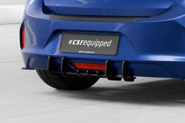 CSR Racing Diffusor | Heckansatz für Opel Corsa F HA364-L Lackierung erforderlich (unlackiert roh)