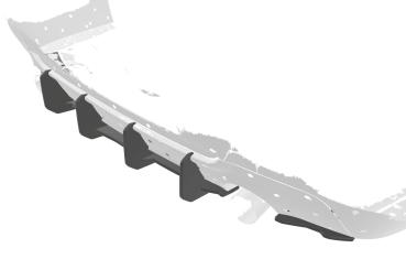 CSR Racing Diffusor | Heckansatz für BMW 3er E92/E93 M-Paket HA368-B Lackierung erforderlich (unlackiert)