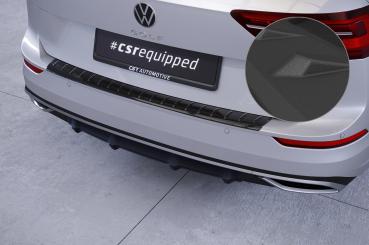 CSR Diffusor | Heckansatz mit ABE für VW Golf 8 (Typ CD) HA370-S strukturiert schwarz matt (keine Lackierung erforderlich)