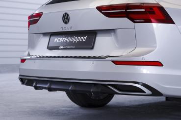 CSR Diffusor | Heckansatz mit ABE für VW Golf 8 (Typ CD) HA370-G Glossy schwarz Hochglanz (keine Lackierung erforderlich)