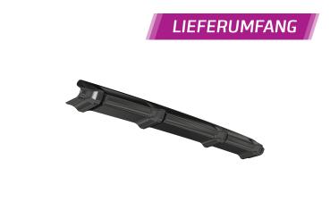 CSR Diffusor | Heckansatz mit ABE für VW Golf 8 (Typ CD) HA370-G Glossy schwarz Hochglanz (keine Lackierung erforderlich)