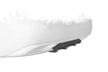 CSR Diffusor | Heckansatz mit ABE für VW Golf 8 (Typ CD) HA370-G Glossy schwarz Hochglanz (keine Lackierung erforderlich)