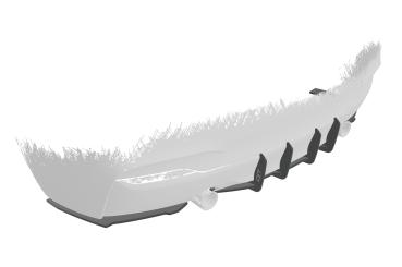 CSR Racing Diffusor | Heckansatz für BMW 2er F22/F23 M-Paket HA371