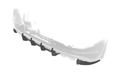 CSR Racing Diffusor | Heckansatz für VW Golf 7 (Typ AU) R HA373 Lackierung erforderlich (unlackiert roh)