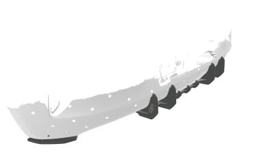 CSR Racing Diffusor | Heckansatz für Opel Corsa F HA378 Lackierung erforderlich (unlackiert roh)