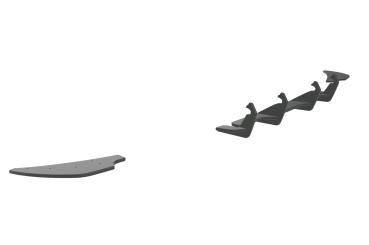 CSR Racing Diffusor | Heckansatz für VW Golf 7 (Typ AU) R HA396 Lackierung erforderlich (unlackiert roh)