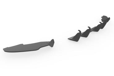 CSR Racing Diffusor | Heckansatz für VW Scirocco 3 HA398 Lackierung erforderlich (unlackiert roh)