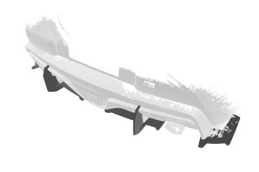 CSR Racing Diffusor | Heckansatz für Toyota GR Supra (A90) HA408-L Lackierung erforderlich (unlackiert roh)