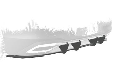 CSR Racing Diffusor | Heckansatz für VW Golf 8 (Typ CD) Life HA410-B Lackierung erforderlich (unlackiert)