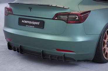 CSR Racing Diffusor | Heckansatz für Tesla Model 3 HA412-B Lackierung erforderlich (unlackiert)