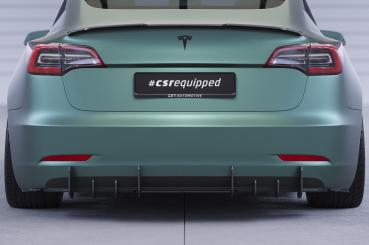 CSR Racing Diffusor | Heckansatz für Tesla Model 3 HA412-B Lackierung erforderlich (unlackiert)
