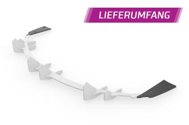 CSR Racing Diffusor | Heckansatz für Tesla Model 3 HA413-L Lackierung erforderlich (unlackiert roh)