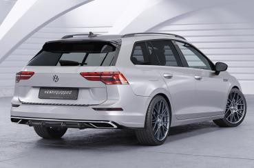 CSR Diffusor | Heckansatz mit ABE für VW Golf 8 (Typ CD) HA414-C Carbon Look Hochglanz (keine Lackierung erforderlich)