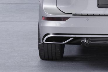 CSR Diffusor | Heckansatz mit ABE für VW Golf 8 (Typ CD) HA414-C Carbon Look Hochglanz (keine Lackierung erforderlich)