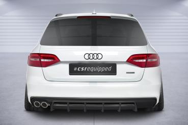 CSR Diffusor | Heckansatz mit ABE für Audi A4 B8 (Typ 8K) HA418-L Lackierung erforderlich (unlackiert roh)
