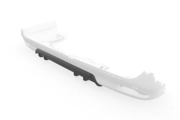 CSR Diffusor | Heckansatz mit ABE für Mercedes-Benz V-Klasse 447 HA426-G Glossy schwarz Hochglanz (keine Lackierung erforderlich)