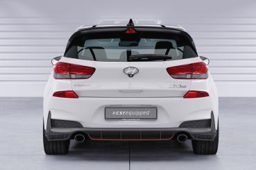 CSR Diffusor | Heckansatz mit ABE für Hyundai I30 (PD) N HA429-S strukturiert schwarz matt (keine Lackierung erforderlich)