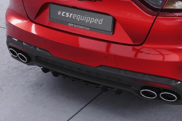 CSR Diffusor | Heckansatz mit ABE für Kia Stinger GT HA430-G Glossy schwarz Hochglanz (keine Lackierung erforderlich)