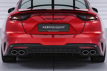 CSR Diffusor | Heckansatz mit ABE für Kia Stinger GT HA430-G Glossy schwarz Hochglanz (keine Lackierung erforderlich)