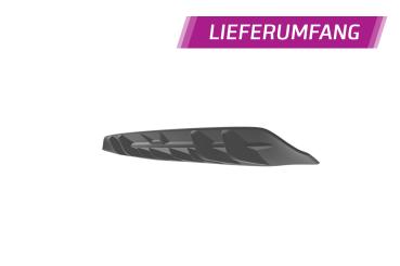 CSR Diffusor | Heckansatz mit ABE für Kia Stinger GT HA430-G Glossy schwarz Hochglanz (keine Lackierung erforderlich)