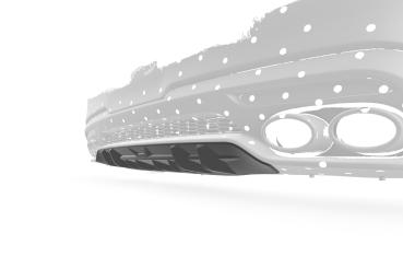 CSR Diffusor | Heckansatz mit ABE für Kia Stinger GT HA430-G Glossy schwarz Hochglanz (keine Lackierung erforderlich)