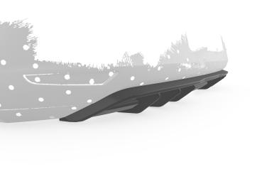 CSR Diffusor | Heckansatz mit ABE für Seat Leon 3 (Typ 5F) HA431-C Carbon Look Hochglanz (keine Lackierung erforderlich)