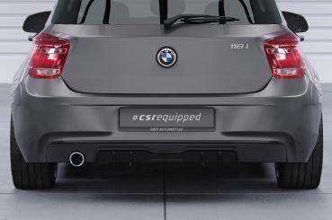 CSR Diffusor | Heckansatz mit ABE für BMW 1er F20 / F21 HA433-G Glossy schwarz Hochglanz (keine Lackierung erforderlich)
