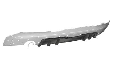 CSR Diffusor | Heckansatz mit ABE für BMW 1er F20 / F21 HA433-G Glossy schwarz Hochglanz (keine Lackierung erforderlich)