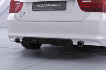CSR Diffusor | Heckansatz mit ABE für BMW 3er E90 / E91 HA435-G Glossy schwarz Hochglanz (keine Lackierung erforderlich)