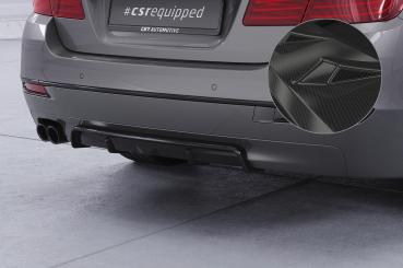 CSR Diffusor | Heckansatz mit ABE für BMW 5er F11 HA436-C Carbon Look Hochglanz (keine Lackierung erforderlich)