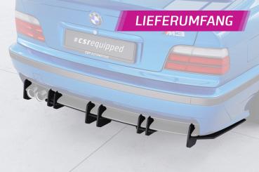 CSR Racing Diffusor | Heckansatz für BMW 3er E36 M-Paket HA438-B Lackierung erforderlich (unlackiert)