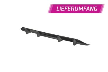CSR Diffusor | Heckansatz mit ABE für VW Polo 6 2G (Typ AW) R-Line HA440-S strukturiert schwarz matt (keine Lackierung erforderlich)