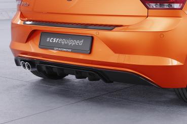 CSR Diffusor | Heckansatz mit ABE für VW Polo 6 2G (Typ AW) GTI HA442-G Glossy schwarz Hochglanz (keine Lackierung erforderlich)