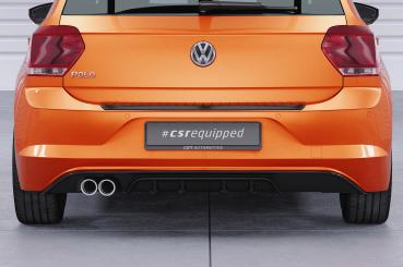 CSR Diffusor | Heckansatz mit ABE für VW Polo 6 2G (Typ AW) GTI HA442-G Glossy schwarz Hochglanz (keine Lackierung erforderlich)