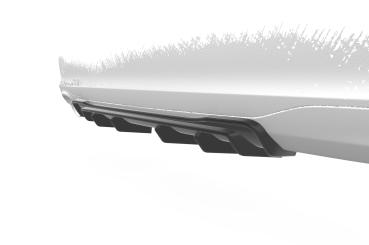 CSR Diffusor | Heckansatz mit ABE für Ford Focus MK4 Turnier HA450-L Lackierung erforderlich (unlackiert roh)